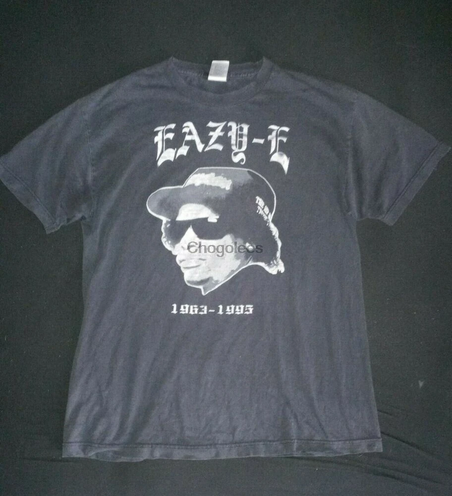 Eazy E рубашка выцветающая перекрученная беспощадные записи 2006 Dr. Dre NWA Gangsta Rap -