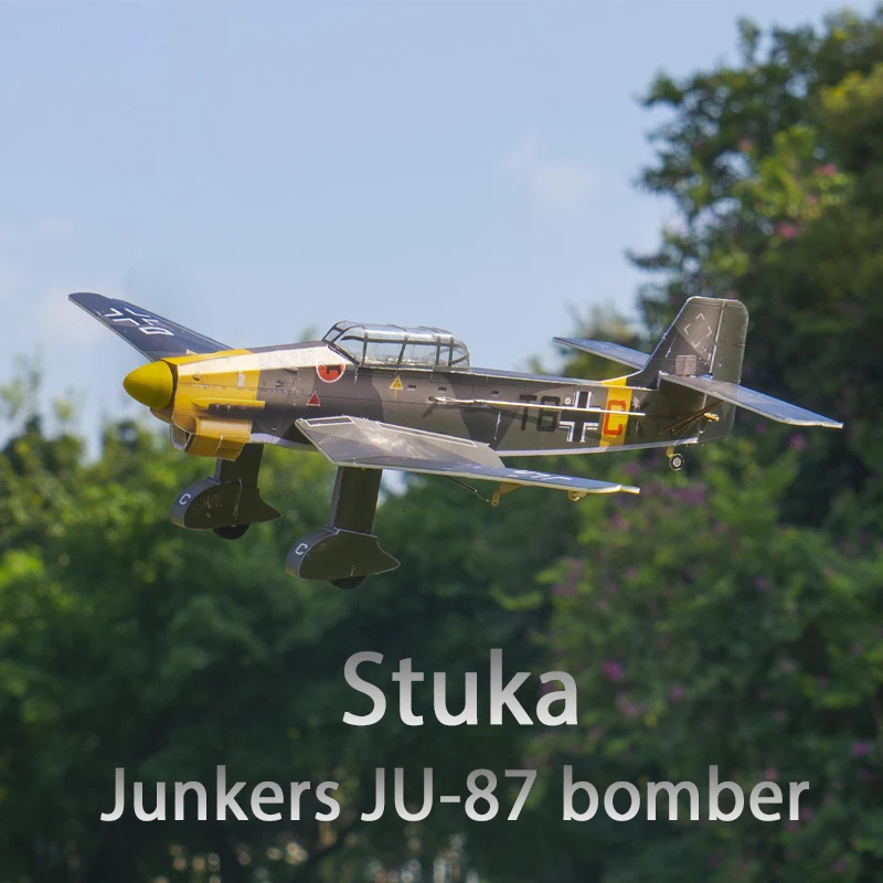 Радиоуправляемый бомбардировщик Stuka 4-канальная сборка многопротокольный пульт