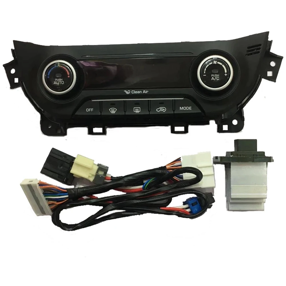 

Car Upgrade Heater Control AC Switch Automatic Air Conditioning Panel Assembly Kit for Hyundai IX25 Creta 2014-2017