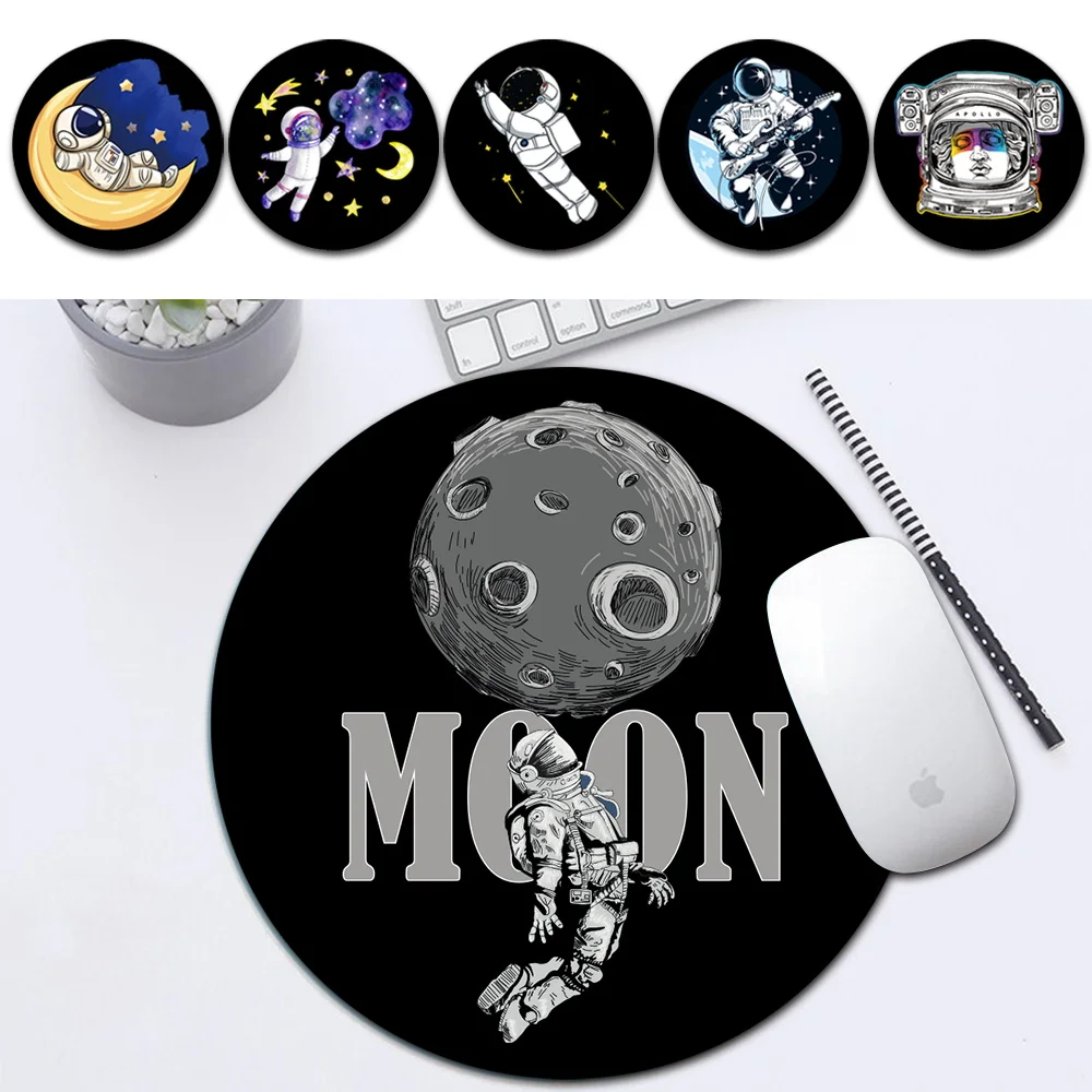 

2022 Mouse Pad for Laptop Gaming Desk Mat Mouse Pad Smooth Leather Astronaut Print Table Mat Office Computer Desk