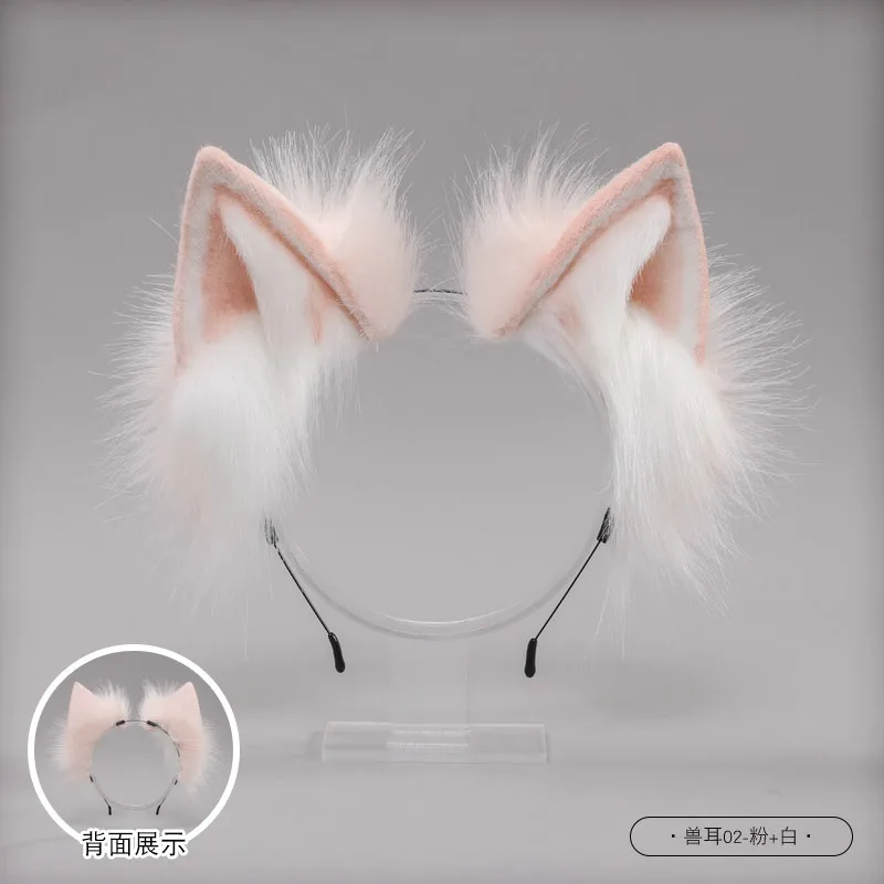 

Japan Lolita Headwear Dog Husky Hair Clasp Maid Cosplay Costumes Props Accessories Kemonomimi Hair Jewelry Cute Sexy