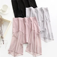 plus size shorts under skirt sexy lace anti chafing thigh safety shorts ladies pants underwear large size safety pants women