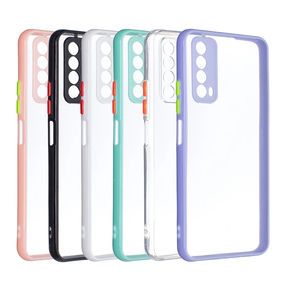 protective shell on huaweiy7a psmart 2021 phone case for huawei y7a p smart 2021 y6p y9s y9a y7p y8p y5p s back cover coque free global shipping