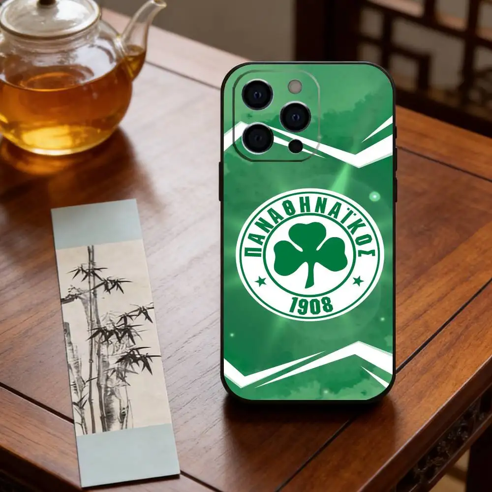 Чехол для телефона с принтом «Атлетик Панатинаикос» для iPhone 17, 16, 15, 14, 13, 12, 11 Plus, Pro Max и других моделей, мягкий черный чехол (art.: 3920da170b0bb) - 3920da170b0bb