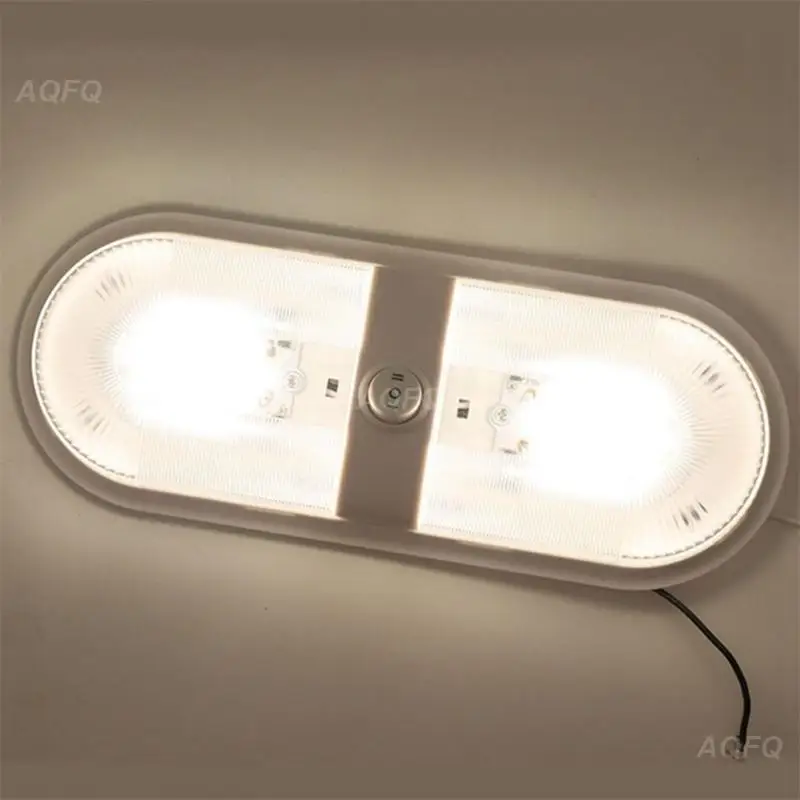 

12V Simple Wind RV Yacht Ceiling Light Modified LED Light LED Auto Styling Night Light Car Interior Light Atmosphere Lamp