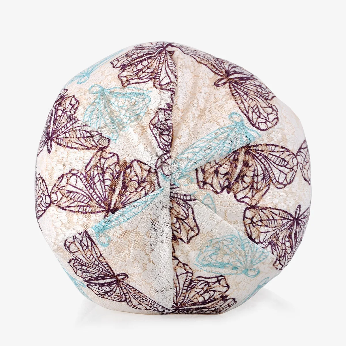 Женская облегающая шапочка дышащая мешковатая с бабочками и цветами женская