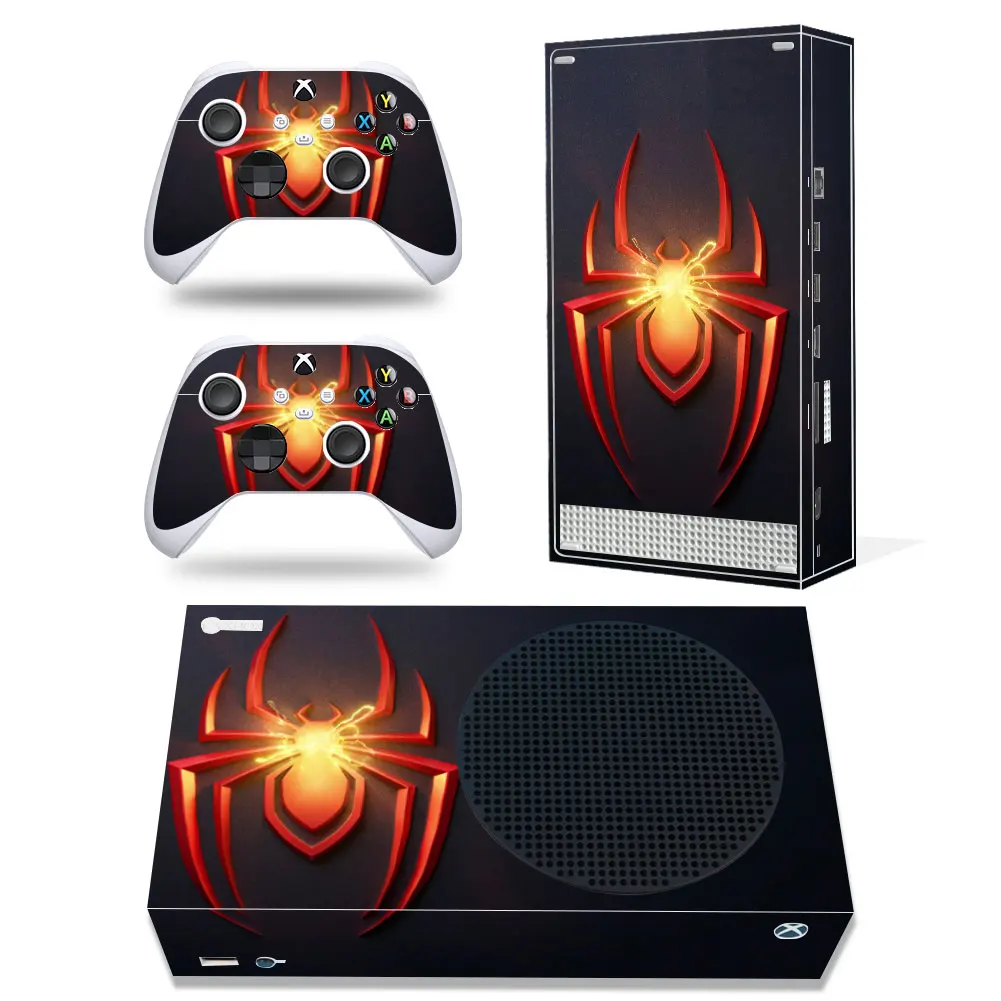 Виниловая наклейка из ПВХ для Xbox серии S Sipder, наклейка на консоль, контроллеры DualSense, пылезащитная наклейка