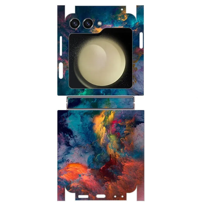 

Colorful 3M Full Cover Sticker For Samsung Galaxy Z Flip5 4 3 5G Back Screen Protector Hing Skin Protective Film