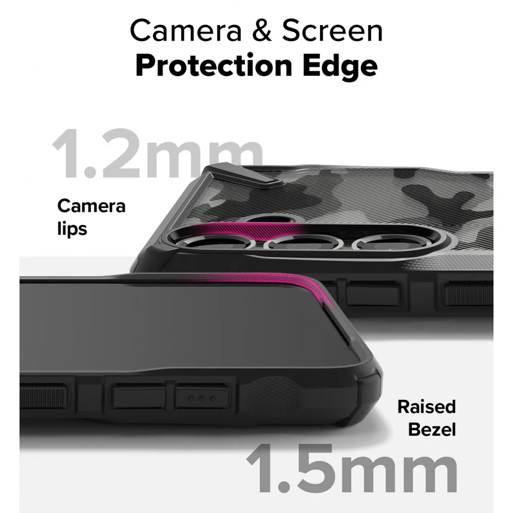 Фото Чехол Ringke FusionX для SAMSUNG Galaxy S25 Plus, прозрачная жесткая задняя панель из ПК, гибкая рамка из ТПУ для S25 +, чехол №3