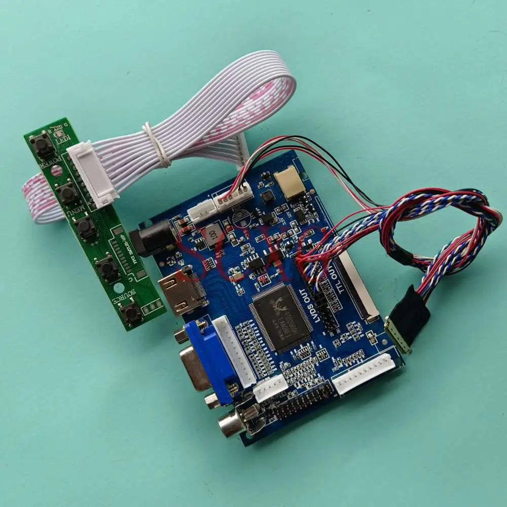 

LCD Matrix Controller Board For LTN156AT05-U09 VGA+2AV+HDMI-Compatible 15.6" 1366*768 Laptops 40 Pin LVDS Kit DIY