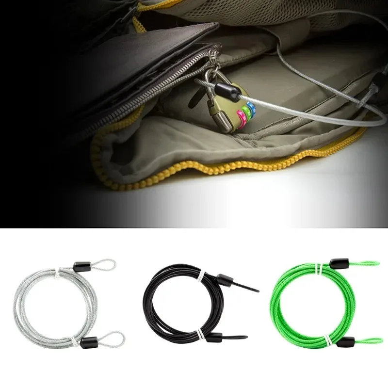 Портативный Противоугонный Велосипедный Замок Стальной Тросовый 0 5 М Для Горных