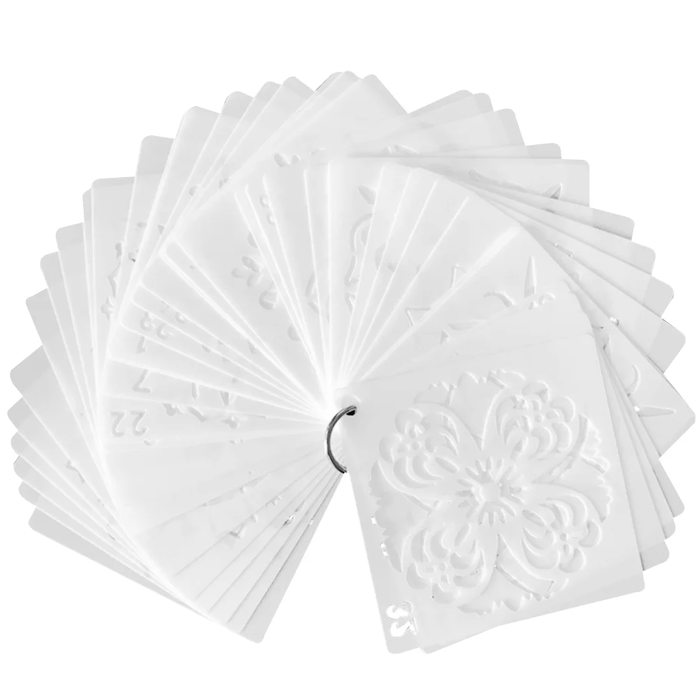 

Stencils Mandala Painting Templates Template Stencil Set Drawing Wall Dot Cut Journal Furniture Airbrush Holiday Hollow