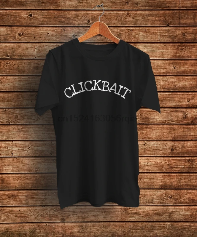 Футболка Clickbait, Мужская футболка, унисекс, приманка David Dobrik