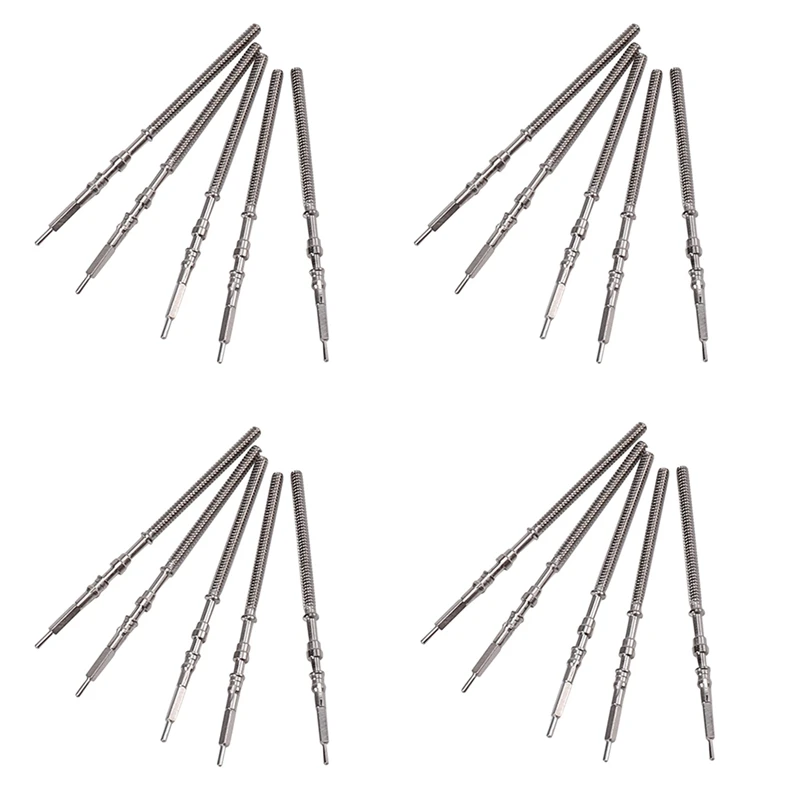 

20Pcs Movement Watch Steel Stem Crown Kit Watch Of Parts NH35 NH36 NH38 NH39 Movement Watch Stem Spare Parts