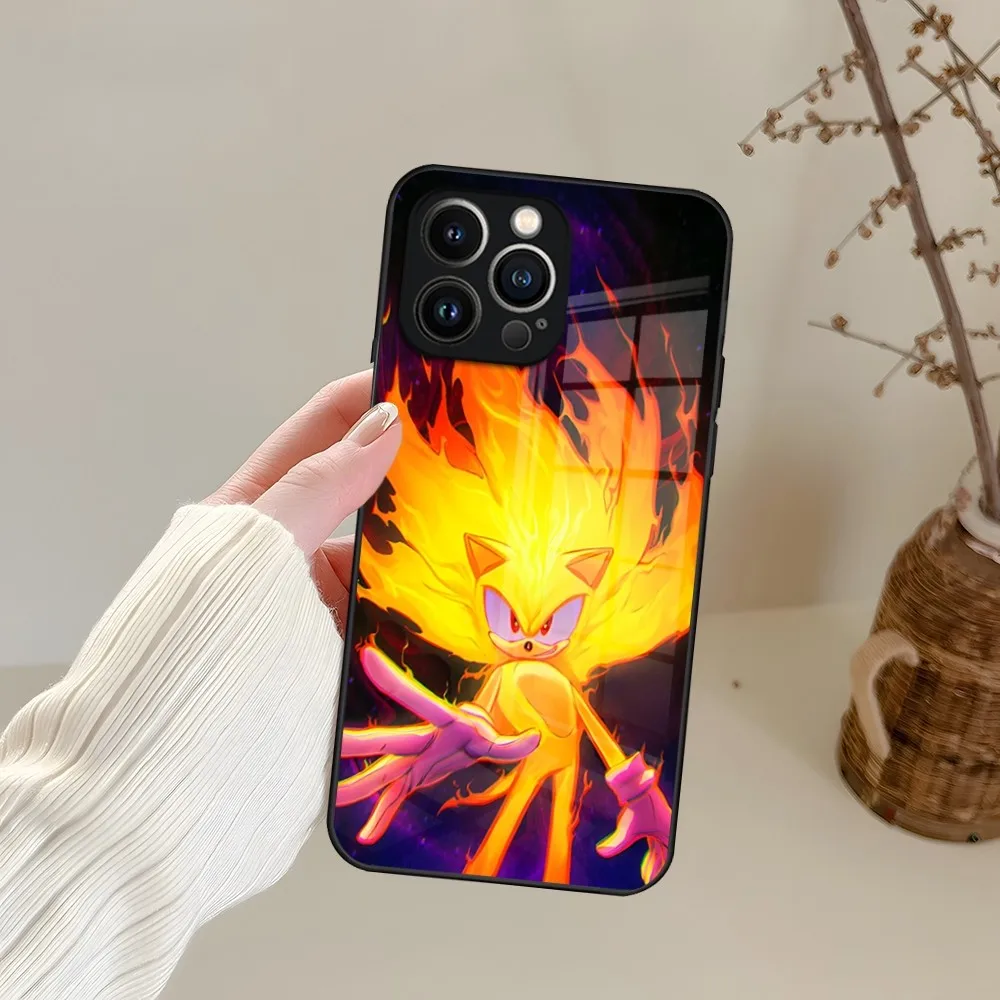 Чехол для телефона Sonics the H-HedgehogES iPhone 15 13 14 12 11 Pro XS Max Plus Mini X XR 8 7 6s SE2020 чехол из