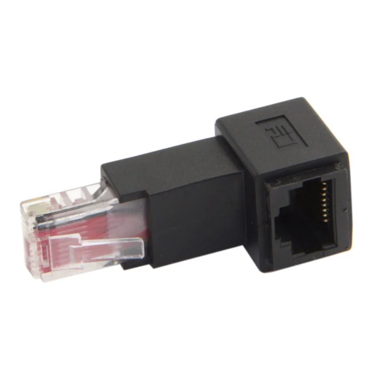 Угловой 90 градусов 8P8C FTP STP UTP Cat 5e RJ45 Lan Ethernet Сетевой удлинитель 2022 самые популярные