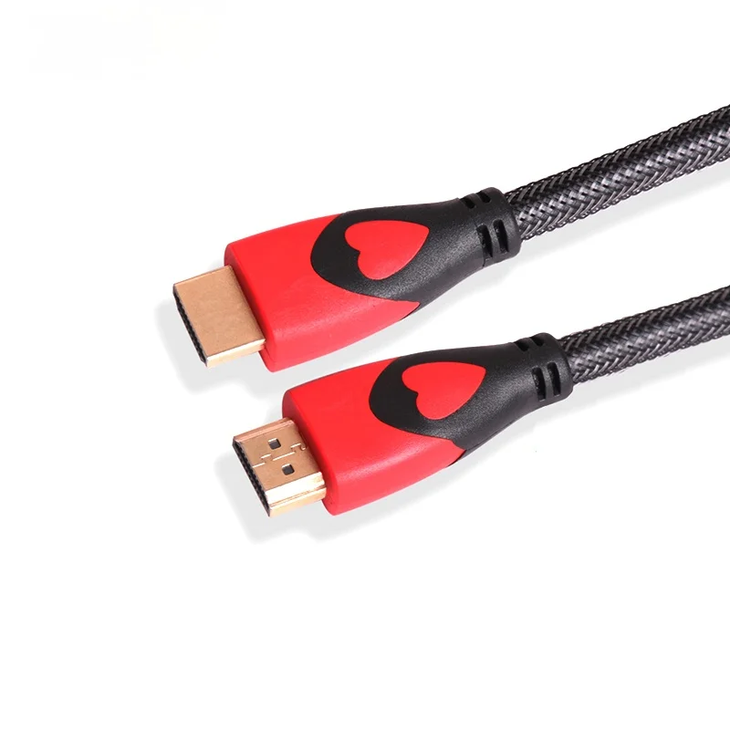 

4K HDMI-compatible Cable HDMI-compatible Cable 1.5M 3M 5M Cable V1.4 HD 1080P 3D AV Gold Plated Flat Cables for HDTV LCD PS3
