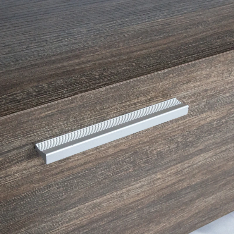 Коричневый простой современный ТВ-шкаф напольный шкаф настенный оснащенный 16