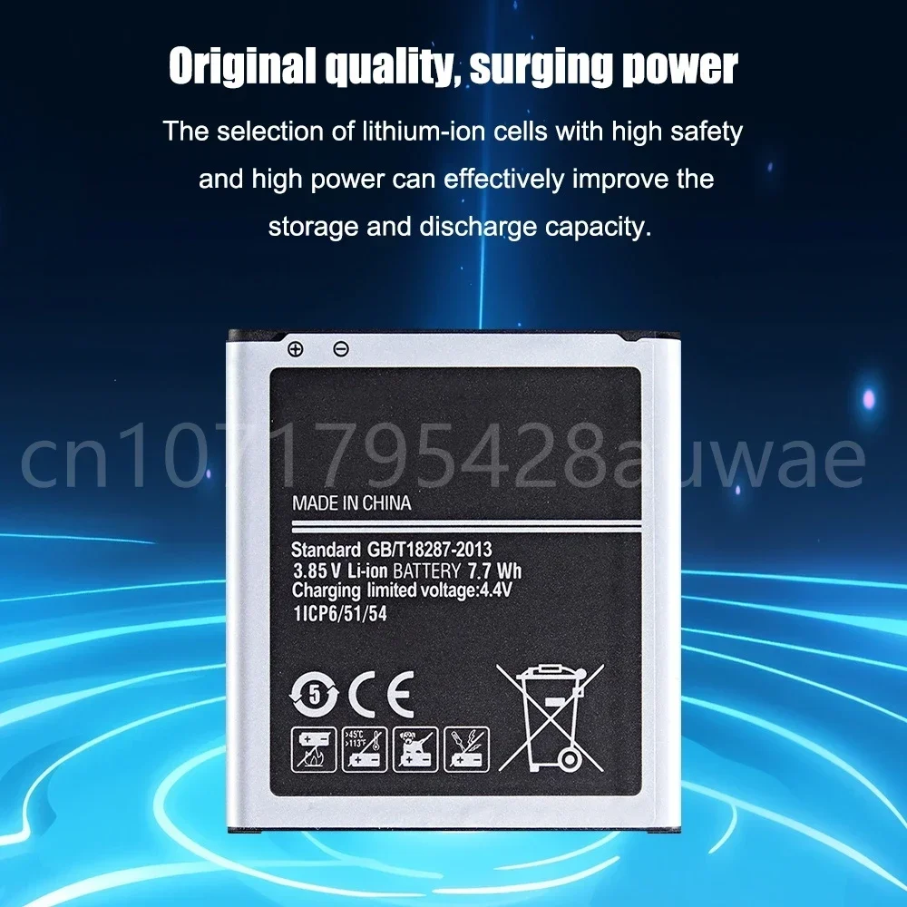 Оригинальный аккумулятор EB-BG360CBC EB-BG360CBE /CBU/CBZ EB-BG360BBE 2000 мАч для Samsung Galaxy CORE Prime G3606 G3608