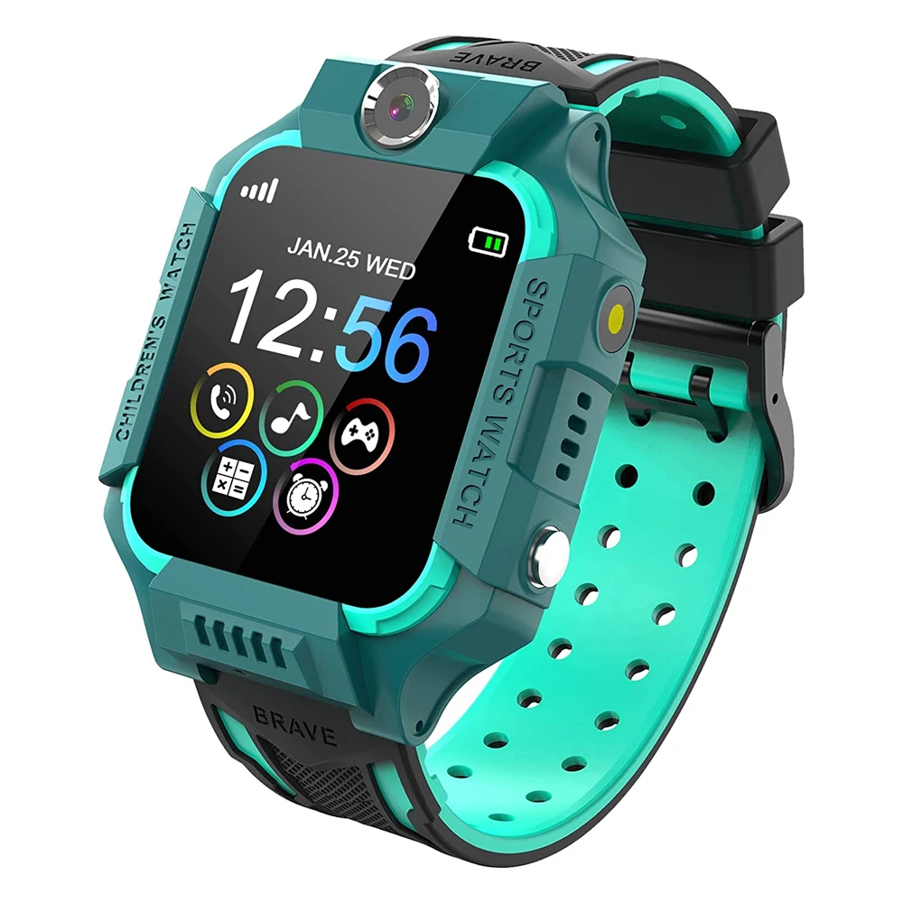 

Smart Watch Phone Gift for Kids Children Smartwatch Boys Girls with SOS 2G SIM Call 14 Games Music MP3 Player HD Selfie Camera