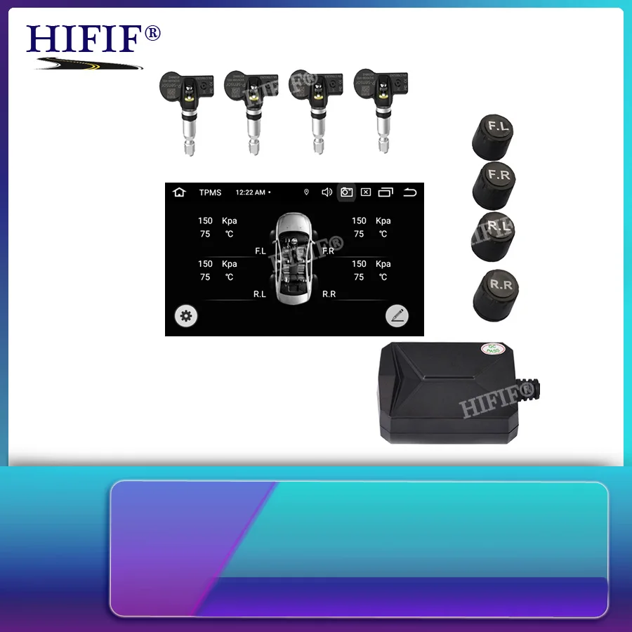 Система контроля давления в шинах автомобиля для Android USB TPMS с внешним