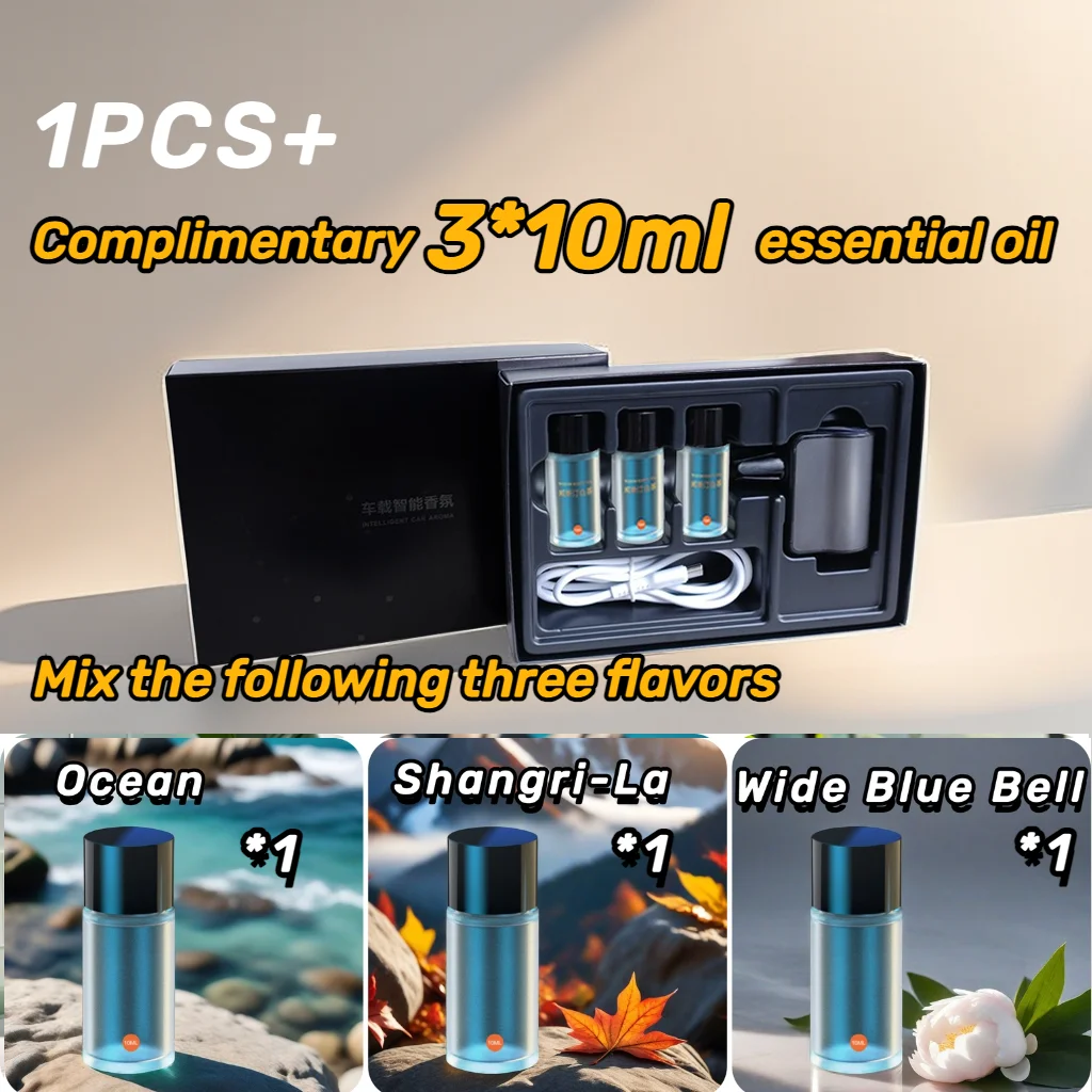 Автомобильный ароматизатор, интеллектуальный диффузор, машина с сильным ароматом, автомобильные духи, освежители воздуха для салона автомобиля с усовершенствованной текстурой