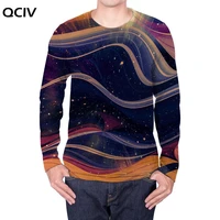 qciv brand galaxy long sleeve t shirt men dizziness punk rock abstract long sleeve shirt painting funny t shirts mens clothing