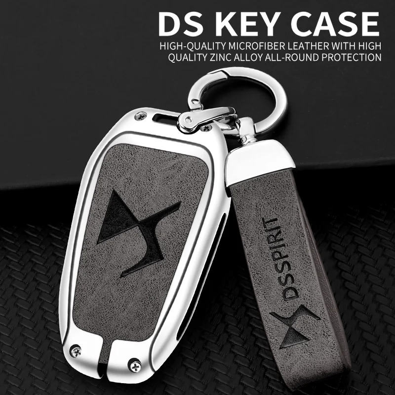 

Car Key Fob Cover Case Protect Shell Holder Set For DS SPIRIT DS3 DS4 DS4S DS5 5LS DS6 DS7 DS9 WILD RUBIS E-Tense DIVINEDS