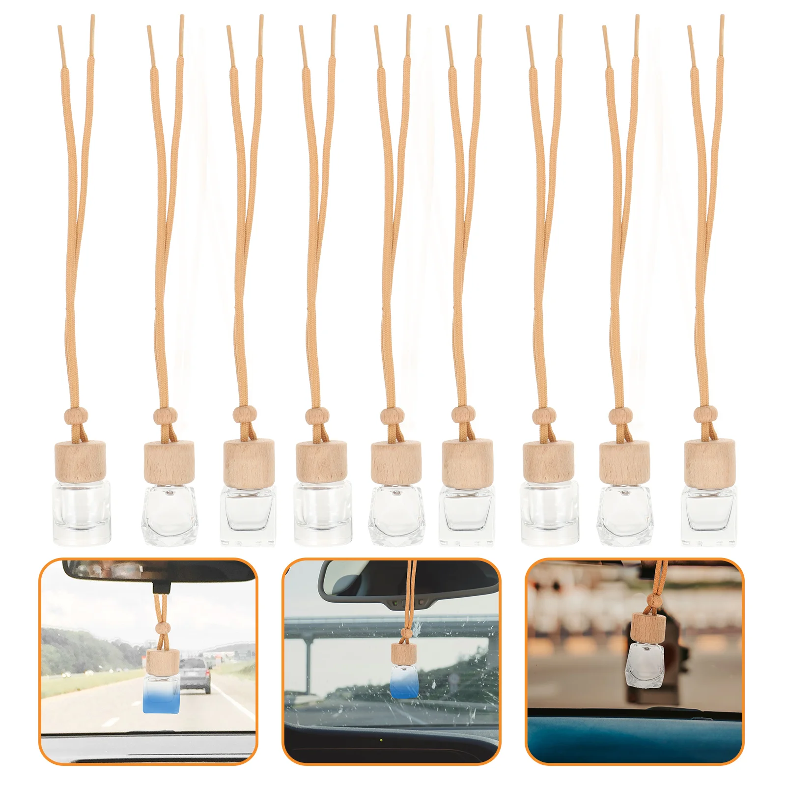 

Diffuser Bottle Refillable Car Fragrance Scent Container Bottles Aromatherapy Aroma Release Reusable Delicate Supplies Compact