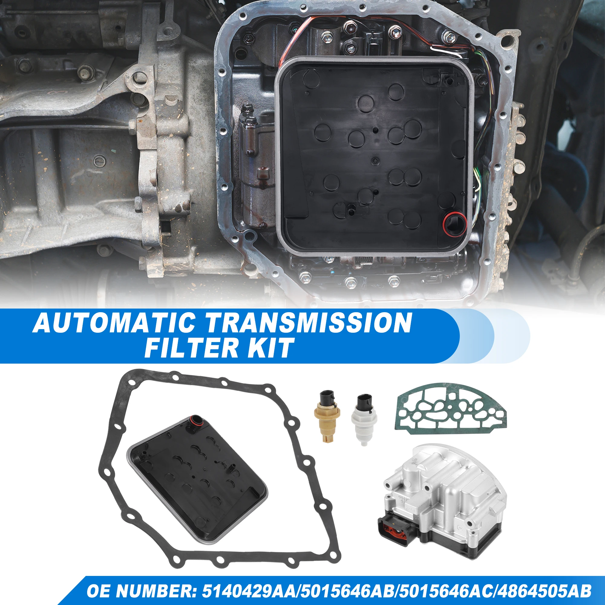 Регулятор давления коробки передач UXCELL A604/41TE Комплект прокладок соленоидного