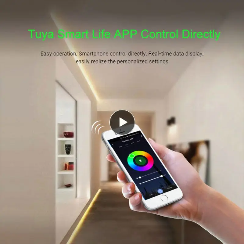 

Светодиодная лента с автоматической синхронизацией, Wi-Fi контроллер с Wi-Fi, технология управления тюй ШИМ, Wi-Fi, умный контроллер