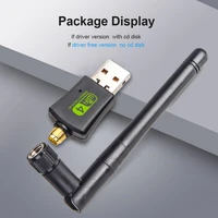 wireless network card dual frequency external antenna 300mbp usb 2 0 wifi adapter lan receiver dongle for window xp7810