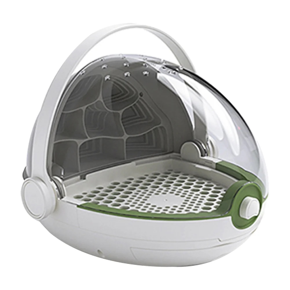 

1 Set Silkworm Raising Box Portable Silkworm Case Transparent Plastic Silkworm Box Capsule Case