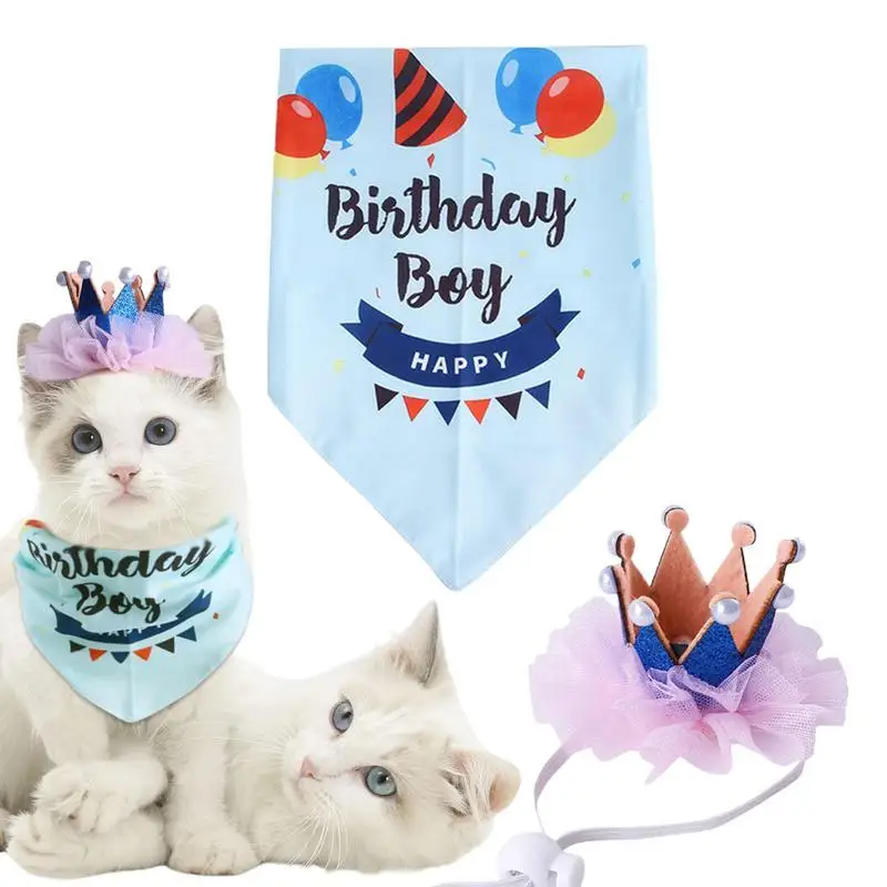

Doggie Birthday Party Supplies Birthday Hats For Cats Pet Fit Felt And Polyester Fabrics Craftsmanship Not Easy To Fade Stretchy
