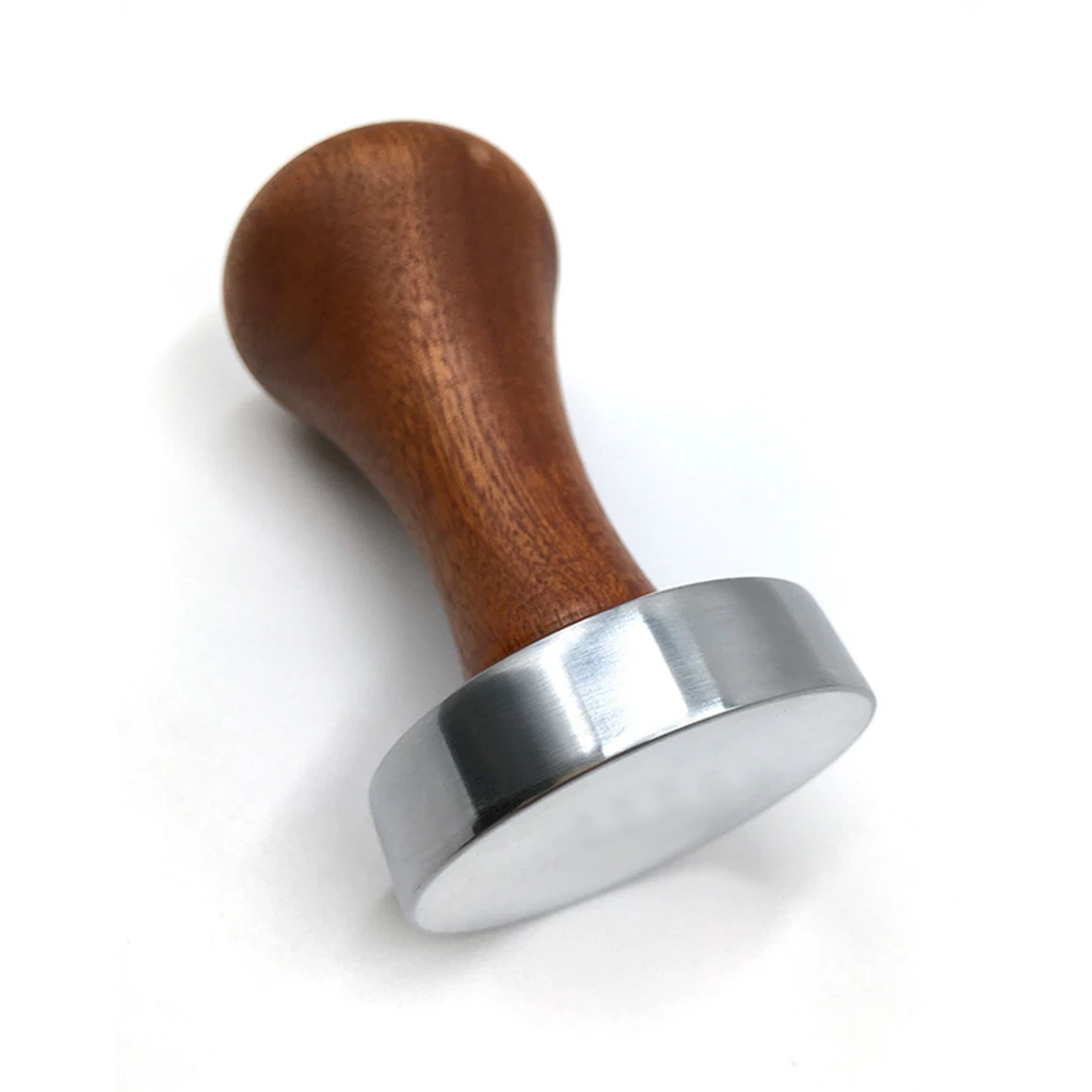 Coffee Tamper Powder Hammer Pressing Wooden Handle Distributor for and Espresso Mat Tampers Machine |