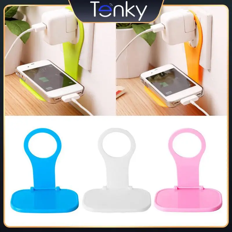 

Universal Charge Hanger Rack Folding Charging Holder Portable Mobile Phone Hook Racks Storage Organizer Foldable Charging Stand