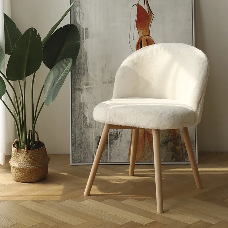 Скандинавское кресло для макияжа спальни дизайнерский металлический комод