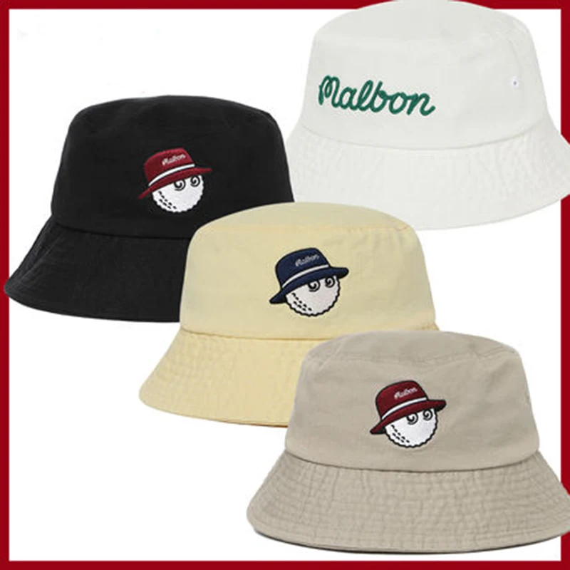 

New Golf Hat Outdoor Women Men Breathable Shade Bucket Fisherman Hat Simple Sports Cap Same Golf Wear Knit Hat Winter Hat