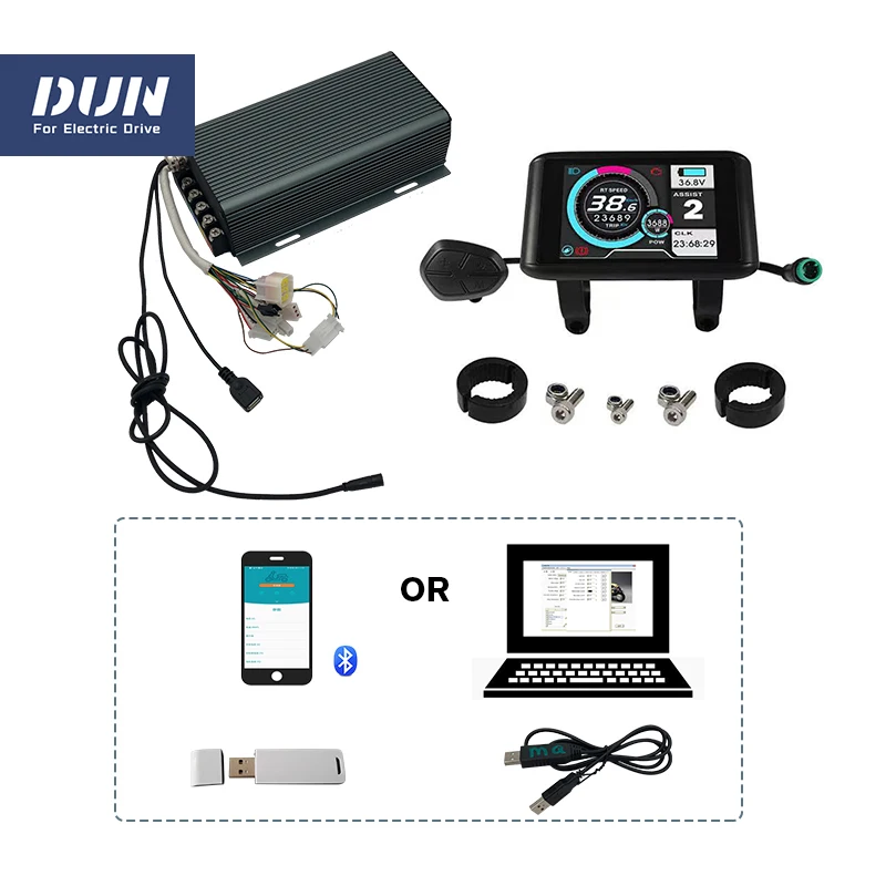 

Risun Status Sabvoto SVMC72150-M Programmable Controller with Display UKC1 Bluetooth adapter for Electric Bike