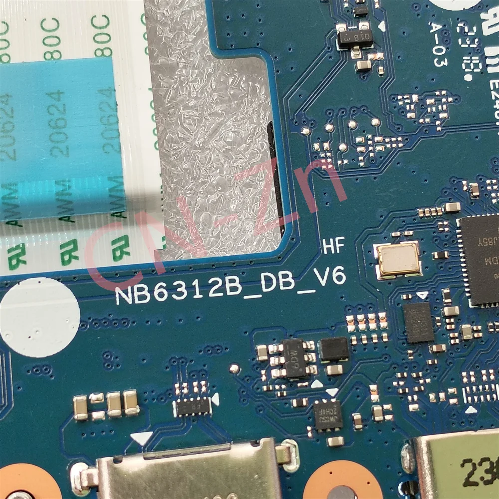 Для Lenovo 100e 300e Yoga Chromebook Gen4 82W2 82W3 NB6312B_DB_V6 плата с кабелем 5C11H81502 NB6312_DB_FFC полностью