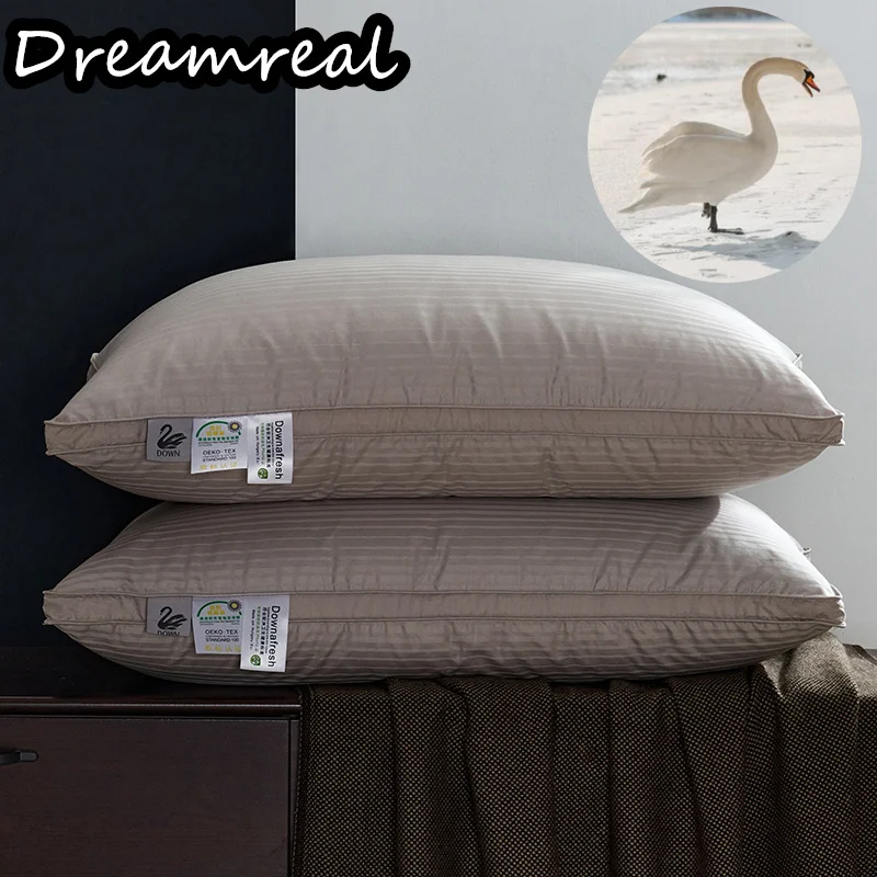 Neck Pillows For Sleeping Bed Pillow 100% Cotton Cover With 