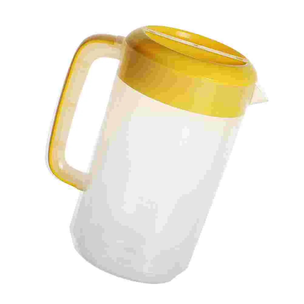 

Pitcher Water Kettle Beverage Cold Tea Plastic Pot Lid Jug Acrylic Pitchers Liquid Hot Decanter Drink Beer Bedside Jar Heat