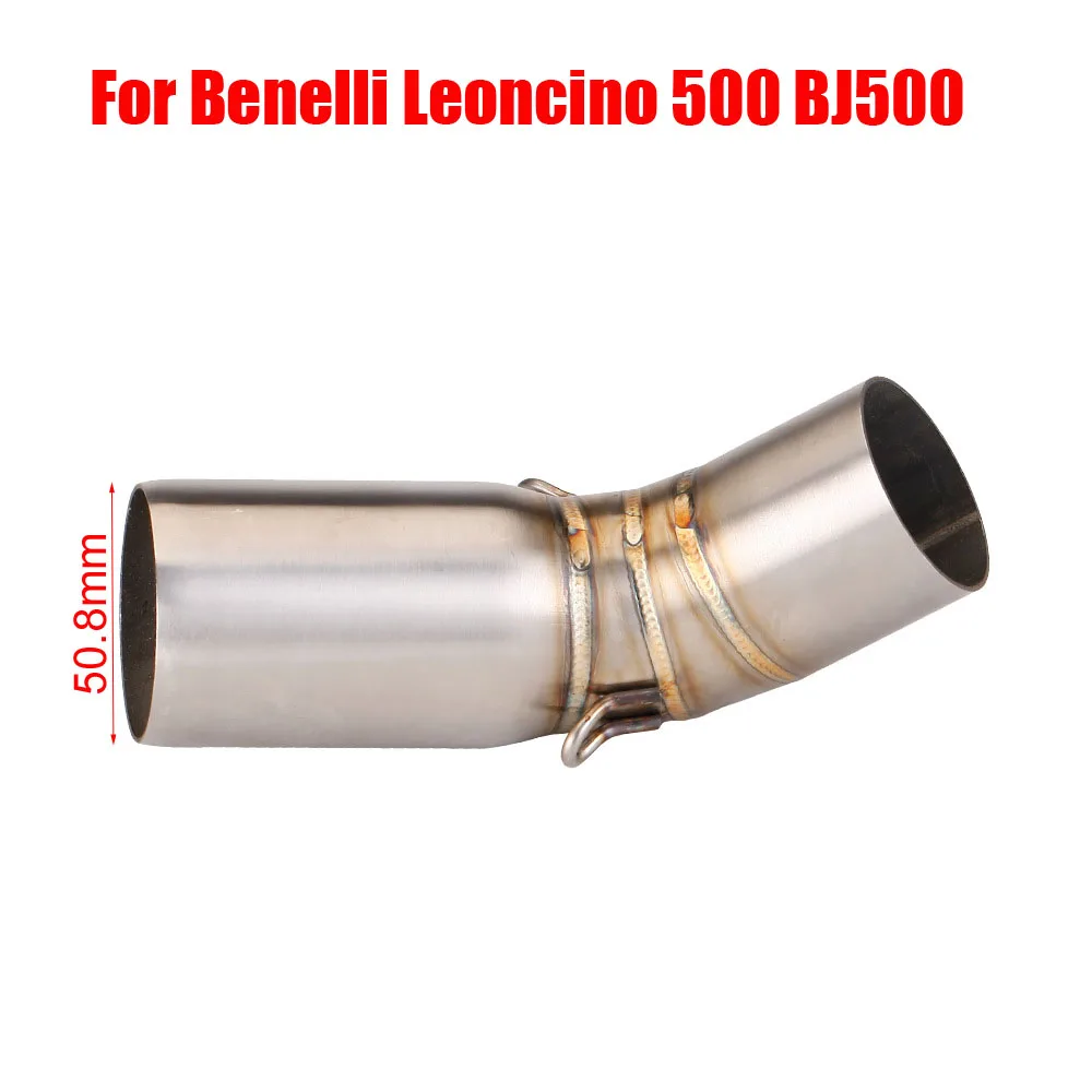 

Выхлопная Труба Escape Moto Connect 51 Мм Для Мотоцикла Benelli Leoncino 500 BJ500 — Глушитель Из Нержавеющей Стали Без Проводки