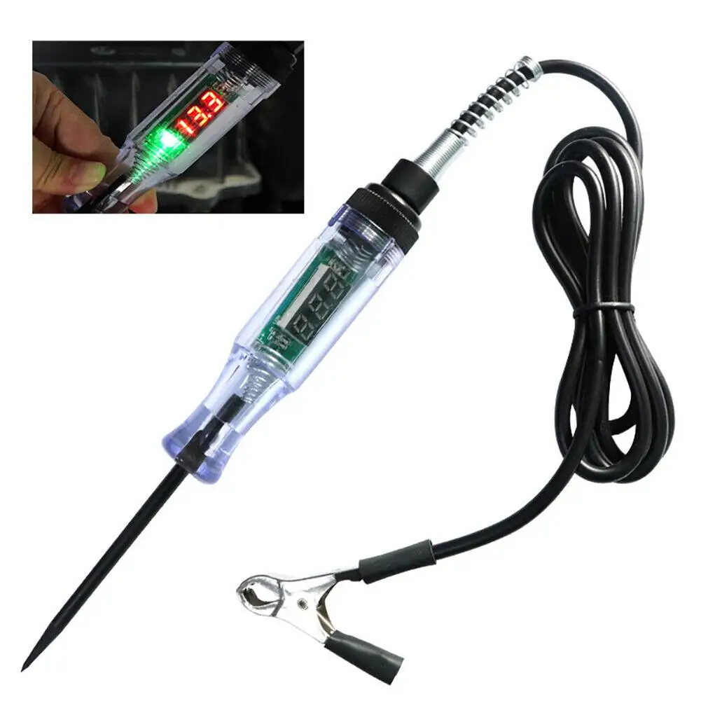 

6-24v Digital Led Circuit Electric Tester Automotive Voltage Detection Measurement Test Pen Circuit Repair Tool dropshipping