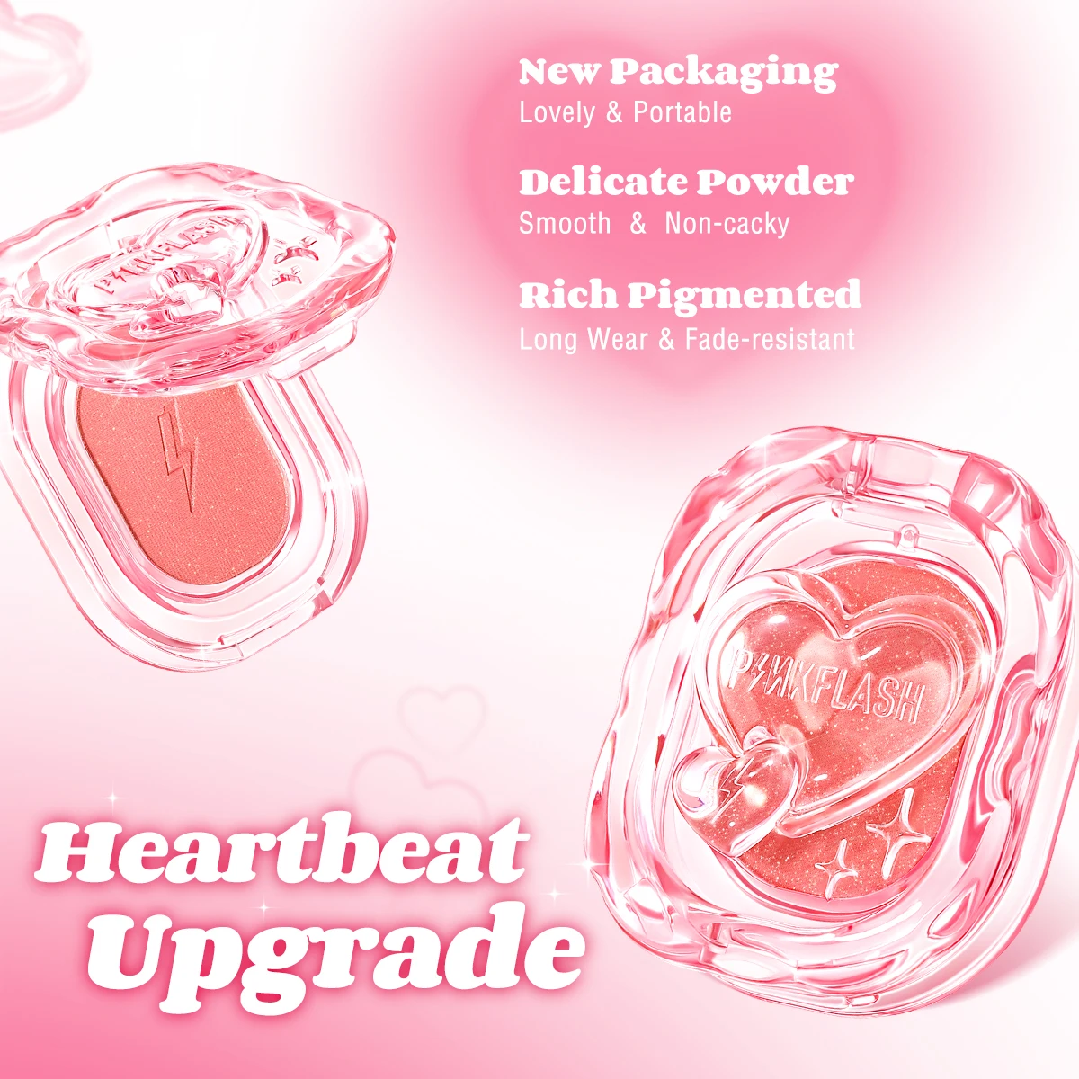 PINKFLASH матовая натуральная пудра для румян палитра высокопигментный оттенок щек