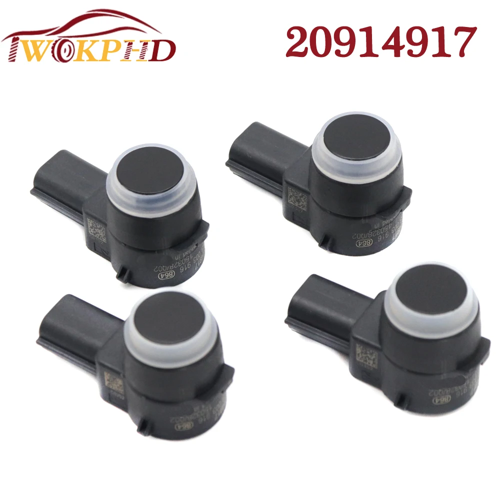 Автомобильный 4шт PDC датчик парковки 20914917 Для Cadillac CTS SRX ELR Verano для Chevrolet Volt Equinox 08-17