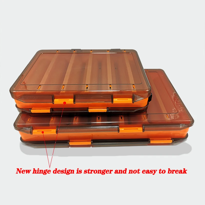 

Ящик для рыболовных снастей большой емкости, двухслойный ящик для хранения приманок, портативное рыболовное снаряжение, рыболовное снаряж...