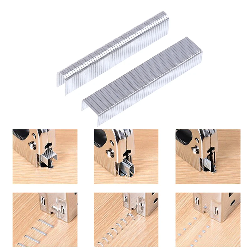 600/1000 шт. 8/10/12 мм инструмент для переплета скобы гвозди U дверь Т-образный степлер в