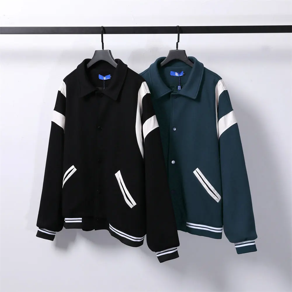 

Куртка мужская с карманами, шерстяное пальто в стиле пэчворк, уличная одежда в стиле Харадзюку, мягкая, весенняя