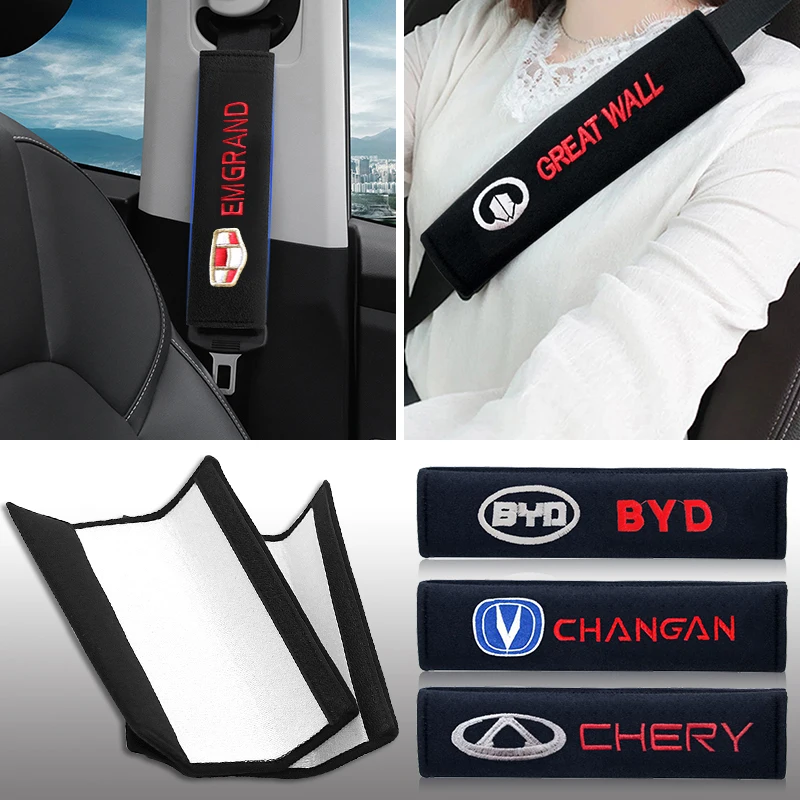 

2pcs Safety Shoulder Protector Car Cotton Cushion for Mustang Zapatillas Miniatura Gt Shelby 2005 2015 Mujer 2012 Accessories